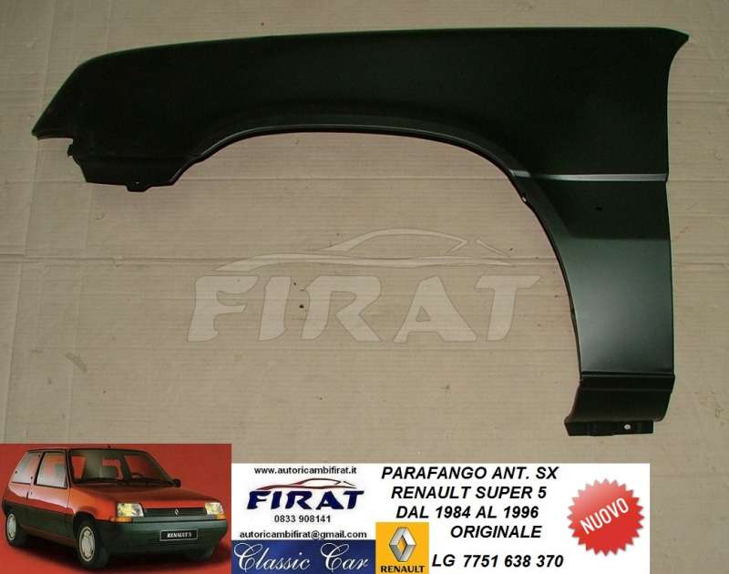 PARAFANGO RENAULT SUPER 5 ANT.SX 7751638370